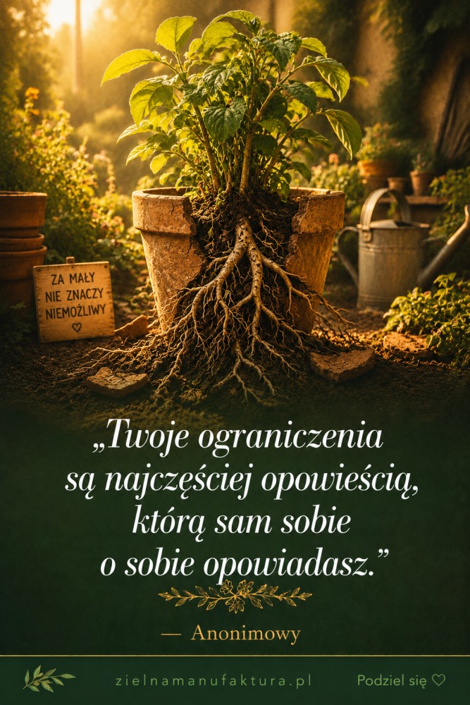 Twoje ograniczenia są najczęściej opowieścią, którą sam sobie o sobie opowiadasz...