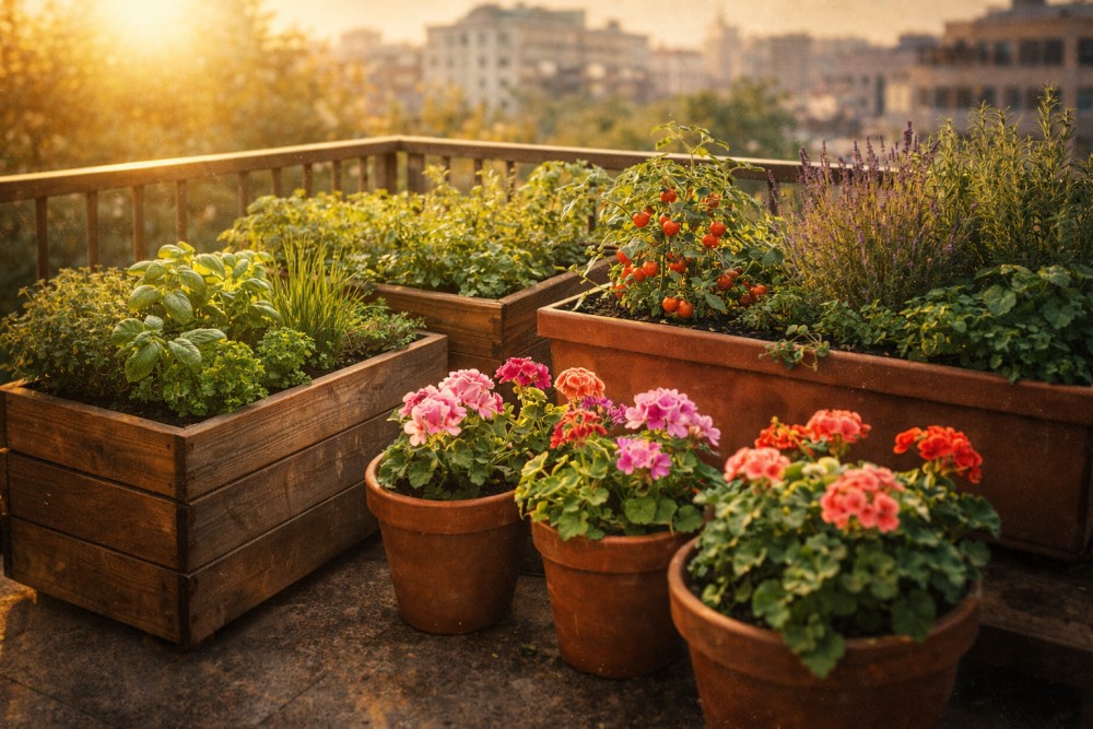 Skrzynka balkonowa na sezon – dobór, podłoże i gotowe zestawy roślin