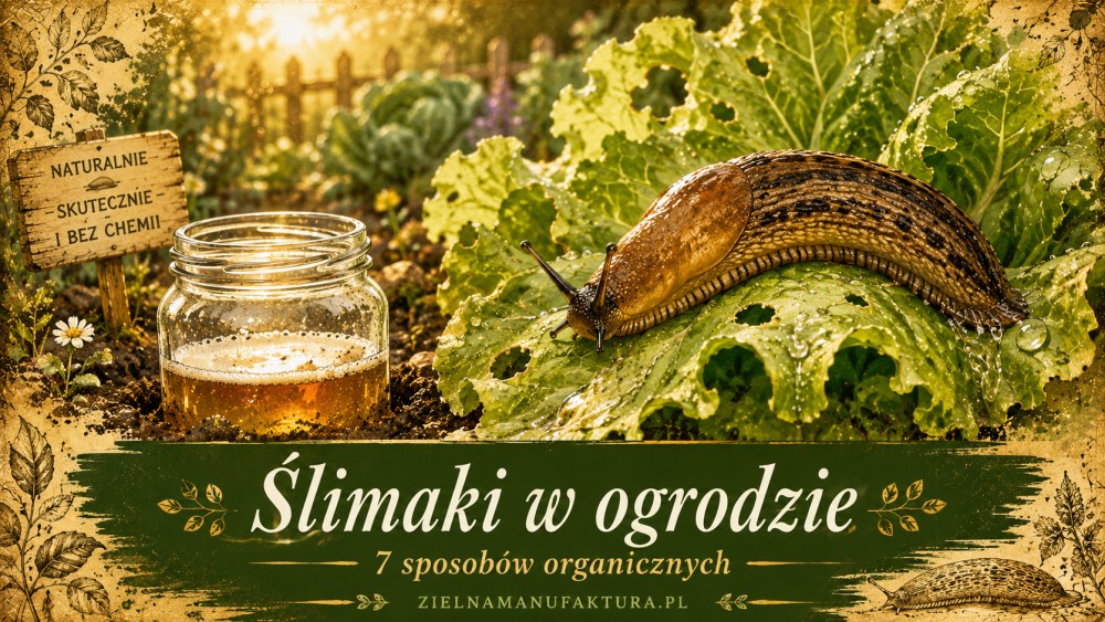 Ślimaki w ogrodzie — 7 sposobów organicznych (bez chemii)