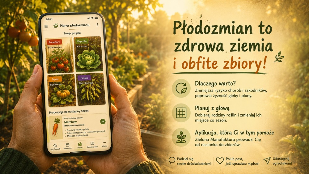 Płodozmian bez kartki i ołówka — zaplanuj grządki na lata, nie na jeden sezon