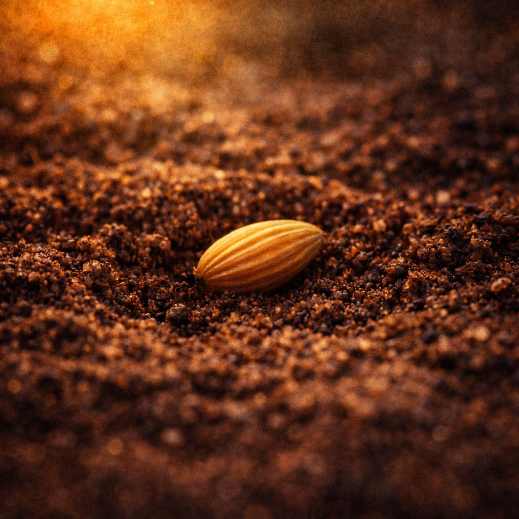 Głębokość siewu — zasada 3x wielkość nasienia